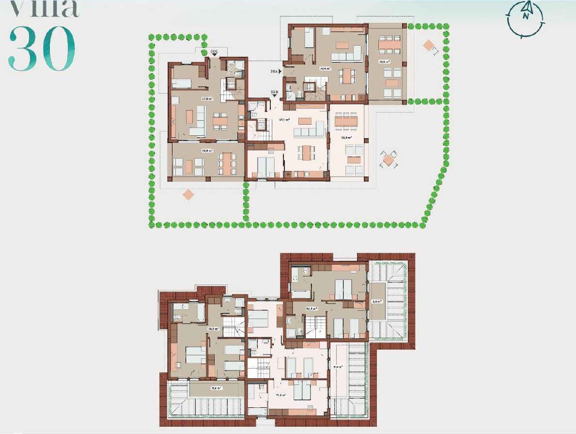 Two-storey townhouse in the “Green Life” complex, Sozopol – stylish living just steps from the beach