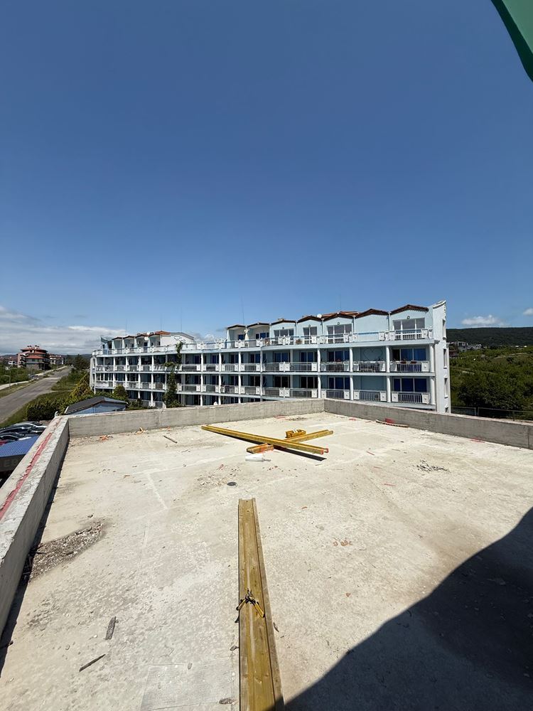 Luxury spacious house with panoramic terraces and a private garden in a modern complex near the sea