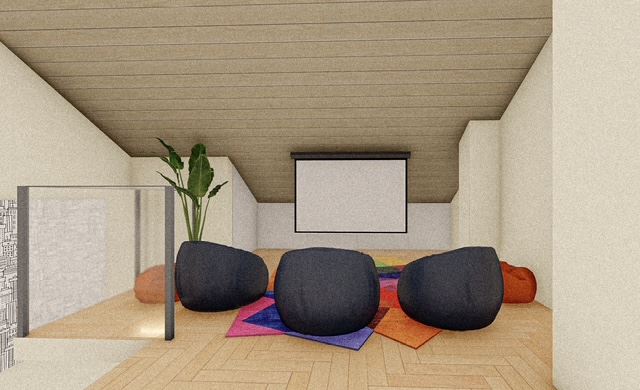 Three-storey terraced house in Banevo – modern construction, yard and two parking spaces