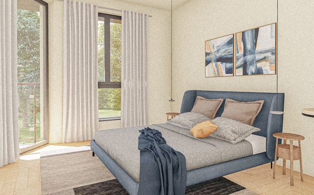 Three-storey terraced house in Banevo – modern construction, yard and two parking spaces