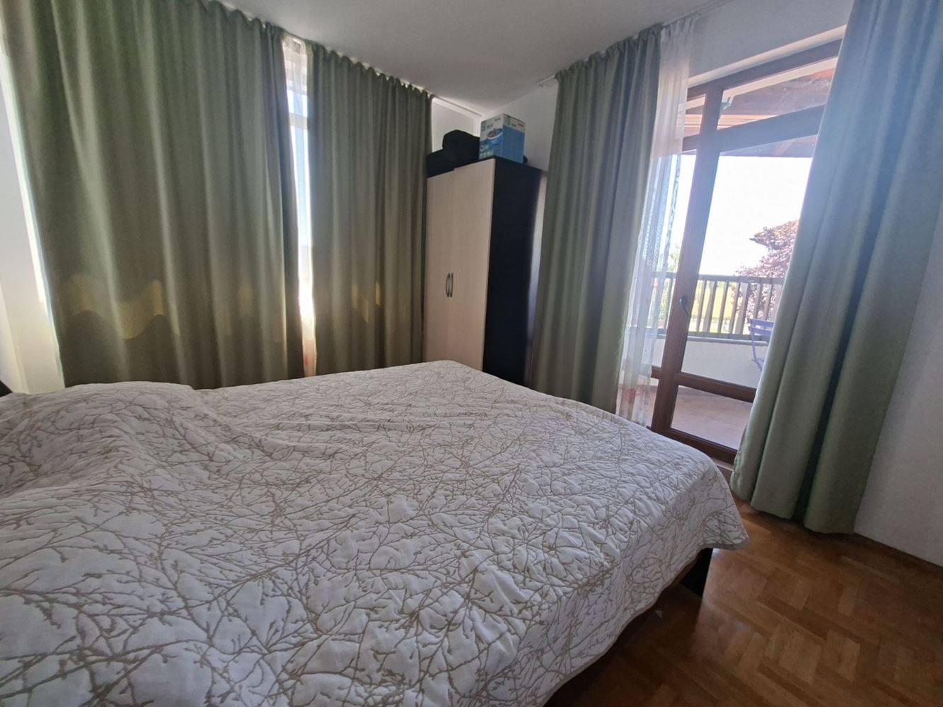 Two-Story House with Sea View, Private Yard and Parking Space in a Gated Complex