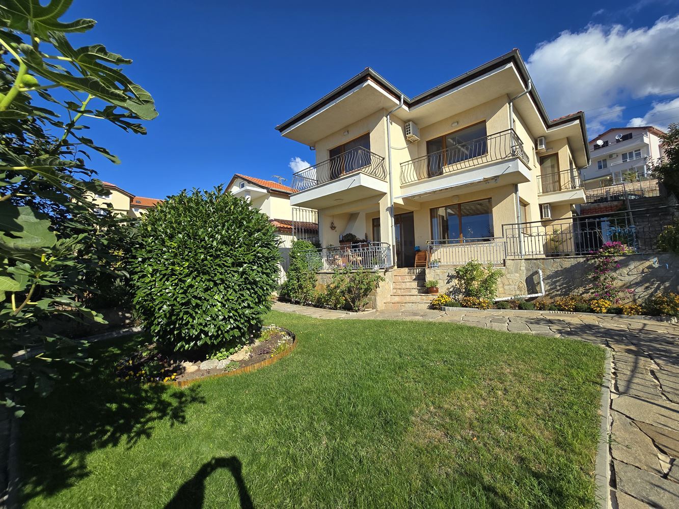 Detached House with Panoramic Sea View and Private Garden in Sveti Vlas
