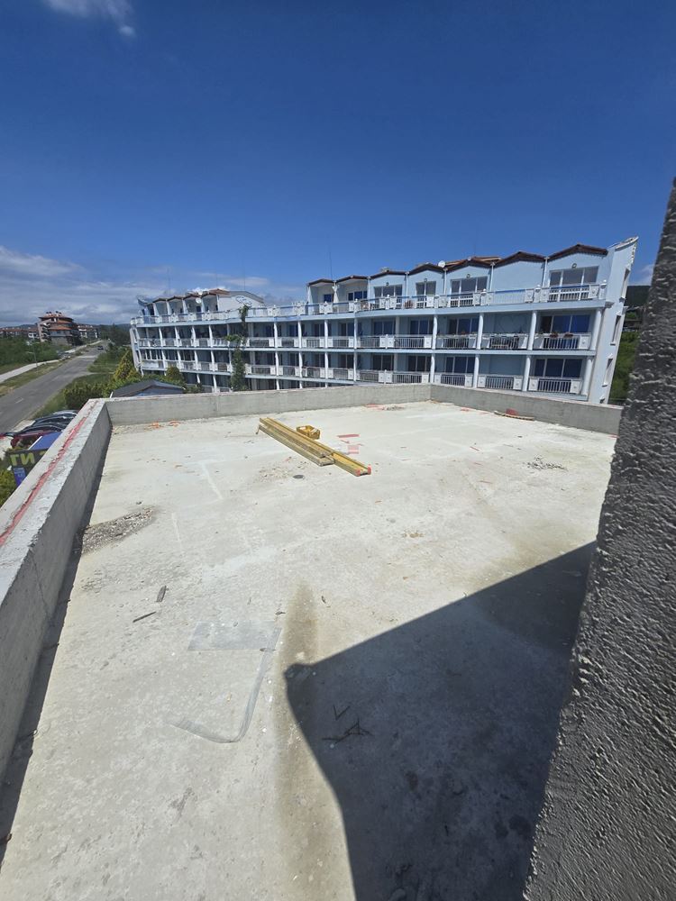 Luxury spacious house with panoramic terraces and a private garden in a modern complex near the sea