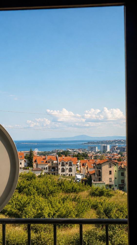 Luxury two-storey house with panoramic sea view above Sunny Beach – space, tranquility and life by the sea