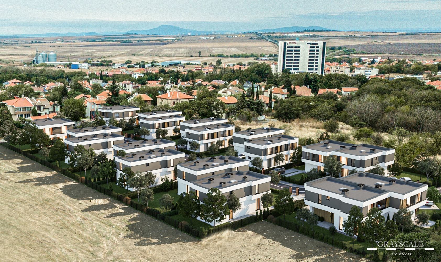 Modern House with Five Rooms and a 400 m² Yard, Three Bedrooms and No Maintenance Fee in Vetren, Burgas