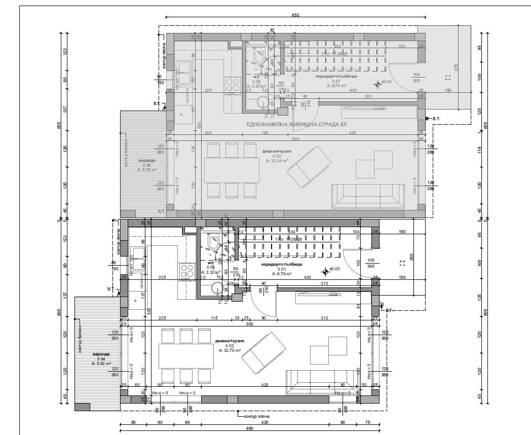 Two-storey house with two bedrooms and parking space in a modern gated complex with long-term investment potential