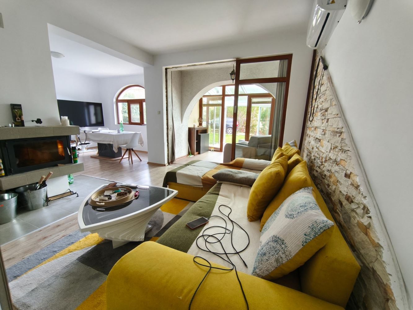 Two-storey detached house in the village of Goritsa – fully renovated home with yard and beautiful veranda