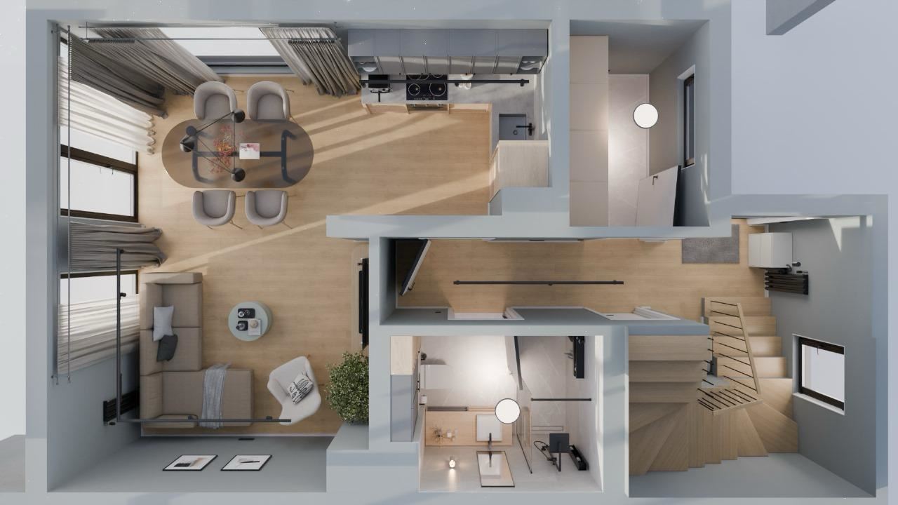 New Townhouse – A Modern Home for Year-Round Living in a Peaceful Seaside Area