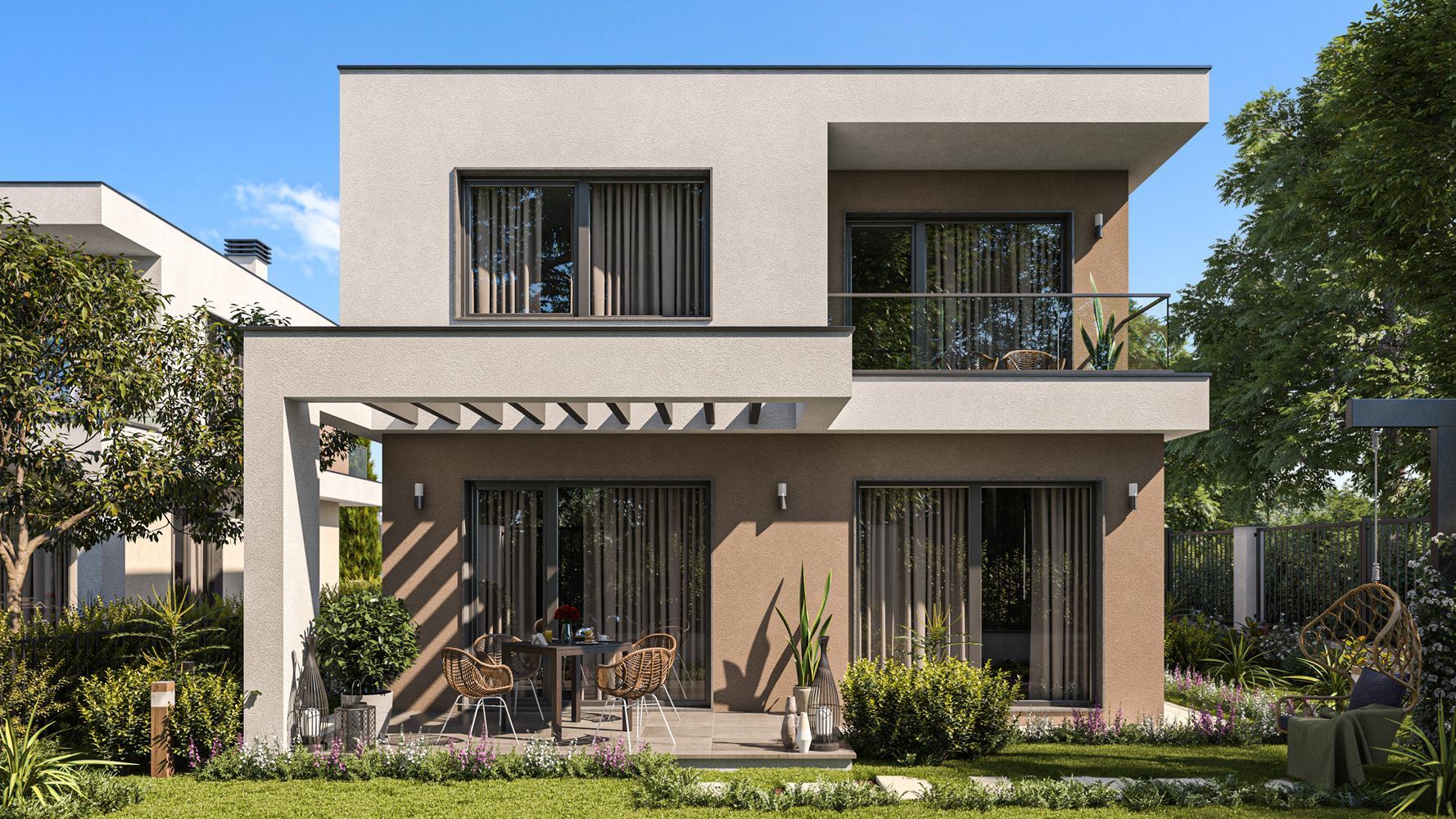 Pomorie – modern two-storey house with four bedrooms – security, energy efficiency and uncompromising comfort