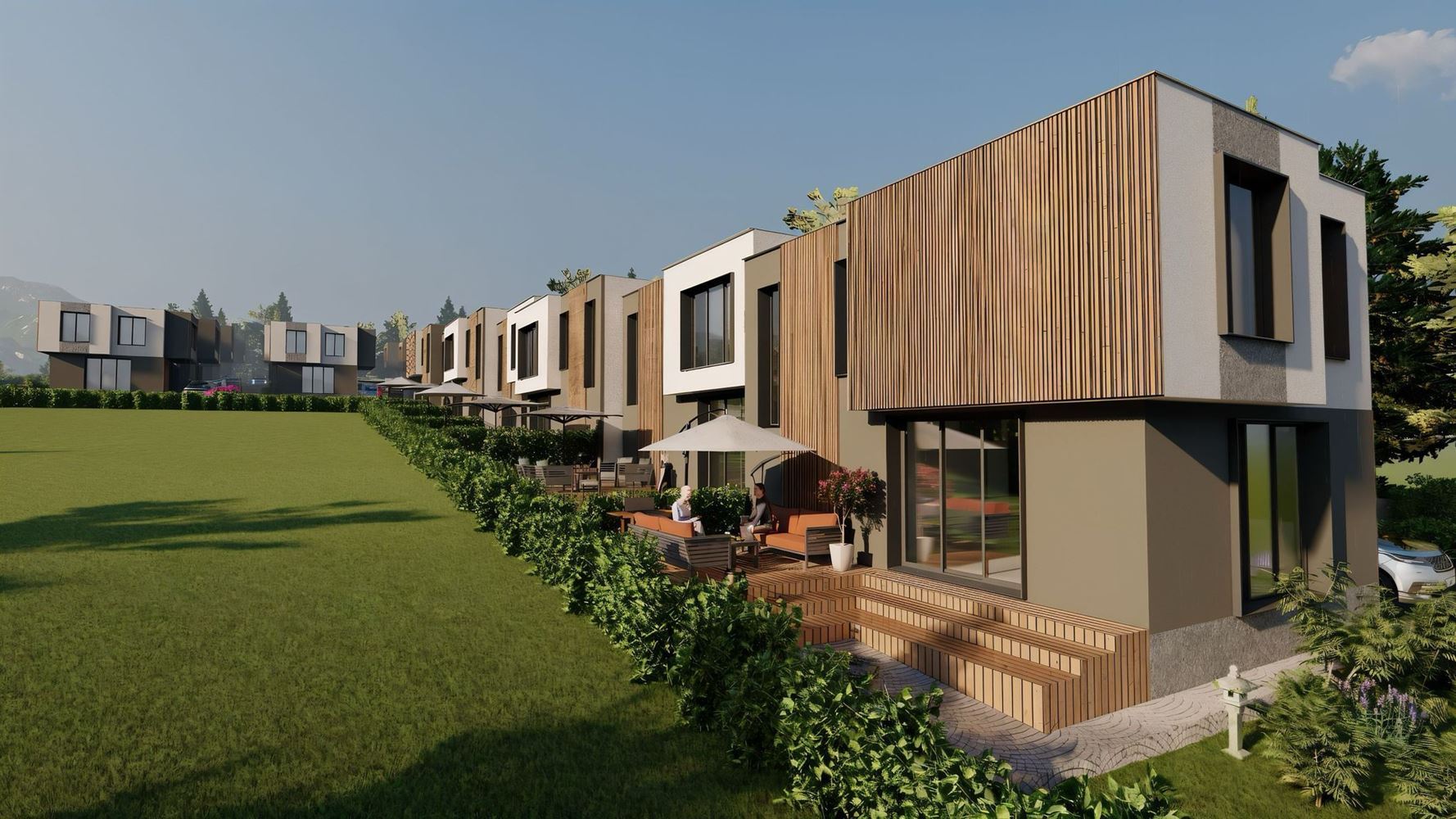 Townhouse with three bedrooms in a peaceful green complex – comfort, coziness, and secure investment