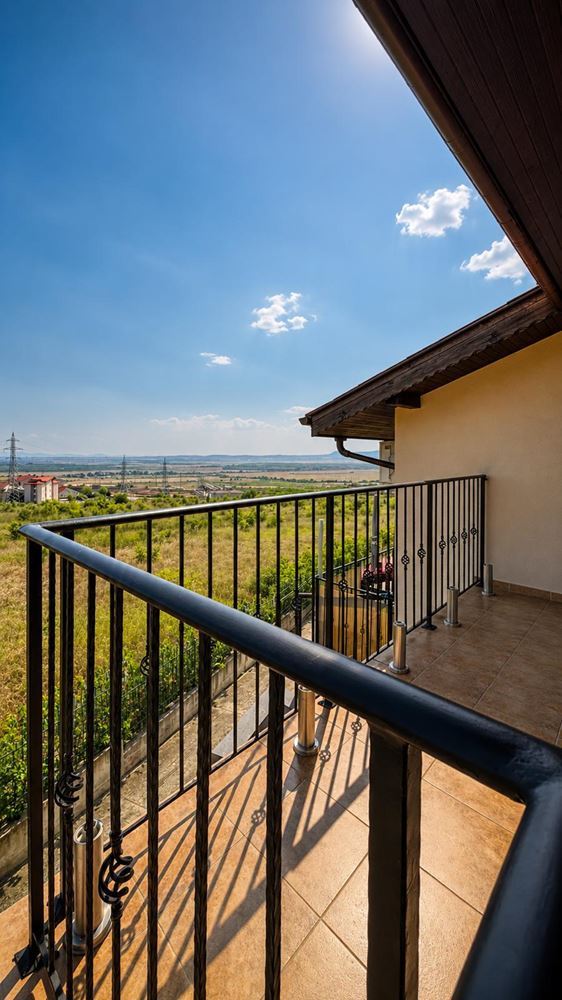 Luxury two-storey house with panoramic sea view above Sunny Beach – space, tranquility and life by the sea