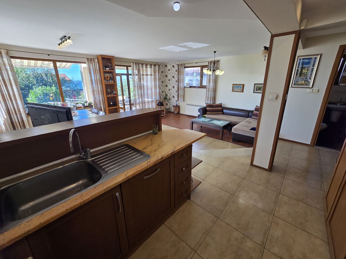 Detached House with Panoramic Sea View and Private Garden in Sveti Vlas