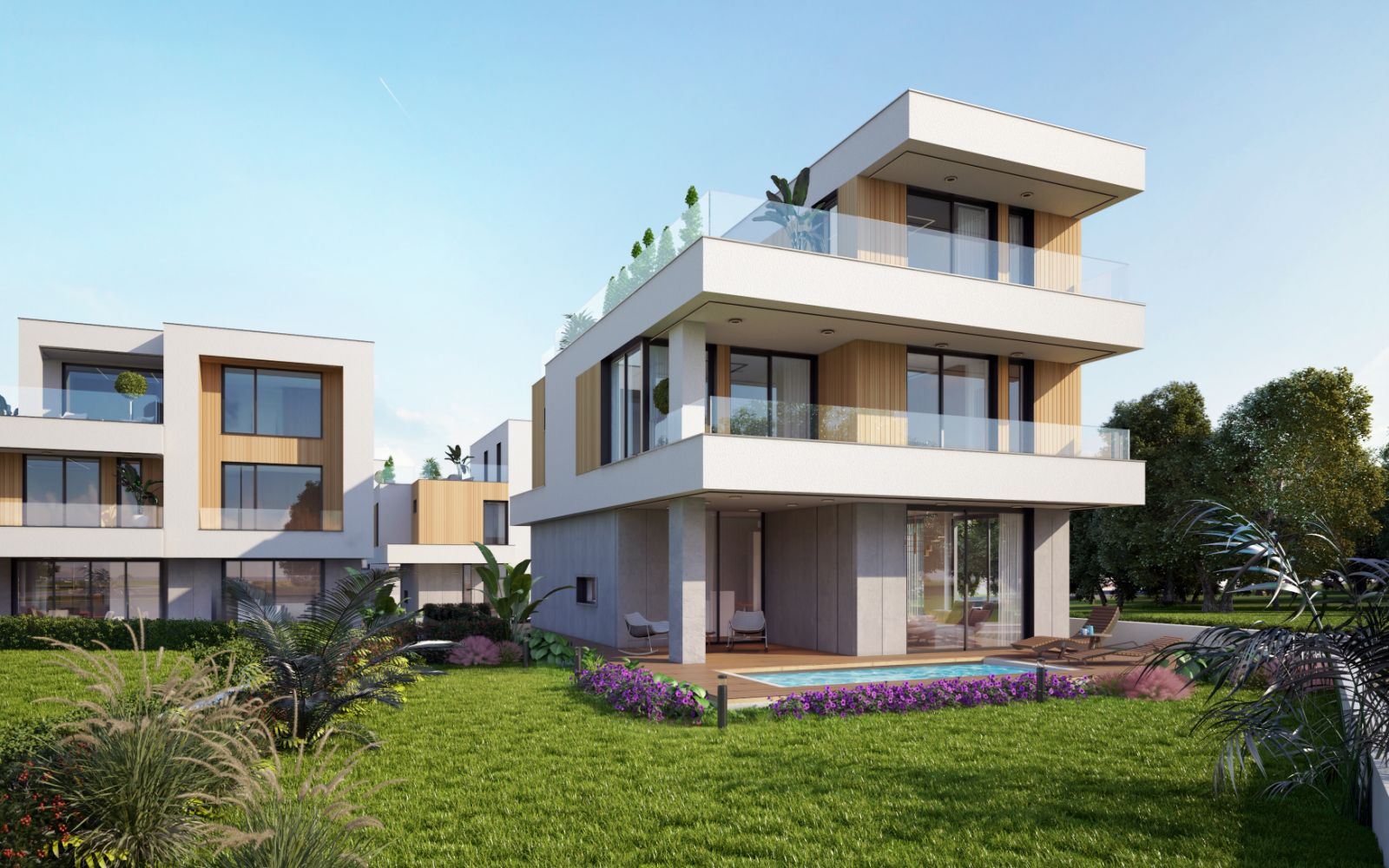Detached Three-Storey House in a Boutique Complex of Luxury Homes with Sea Panorama in Budzhaka – Sozopol