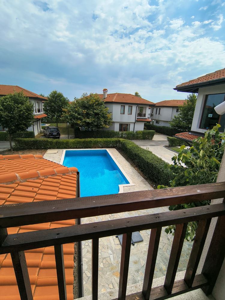 Two-Story House with Swimming Pool and Private Yard with Parking Space in Aheloy – Fully Furnished and Ready for Use