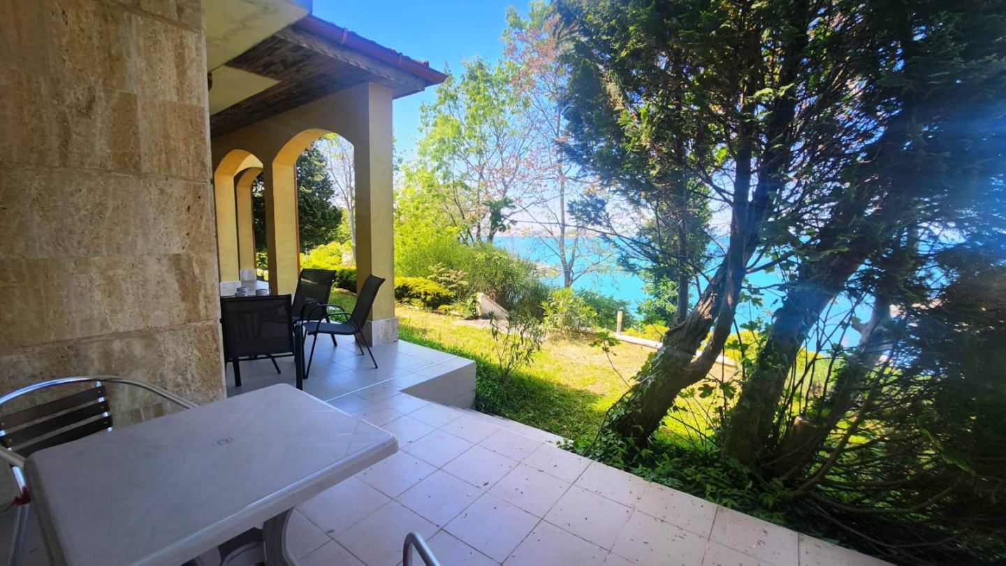 Stunning Three-Storey House on the First Sea Line in Sozopol with Panoramic Views of Paradise Bay