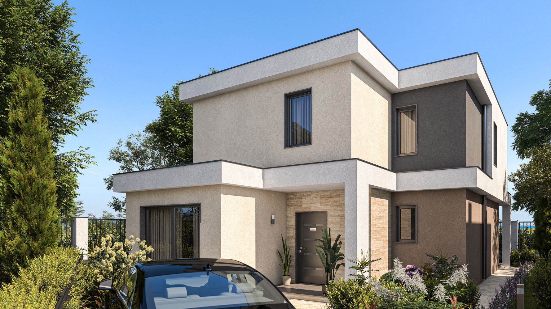 Pomorie – modern two-storey house with four bedrooms – security, energy efficiency and uncompromising comfort