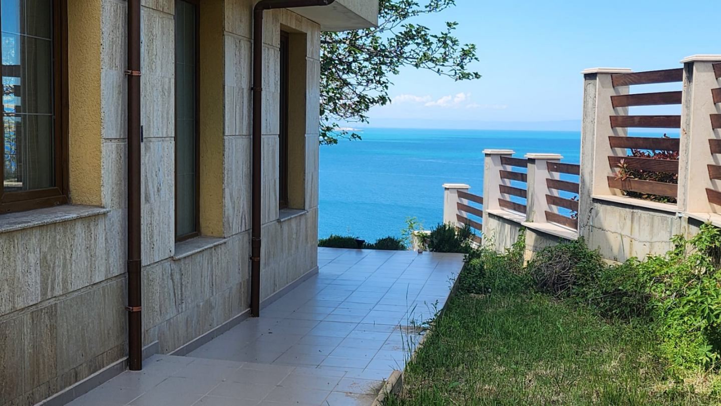 Stunning Three-Storey House on the First Sea Line in Sozopol with Panoramic Views of Paradise Bay