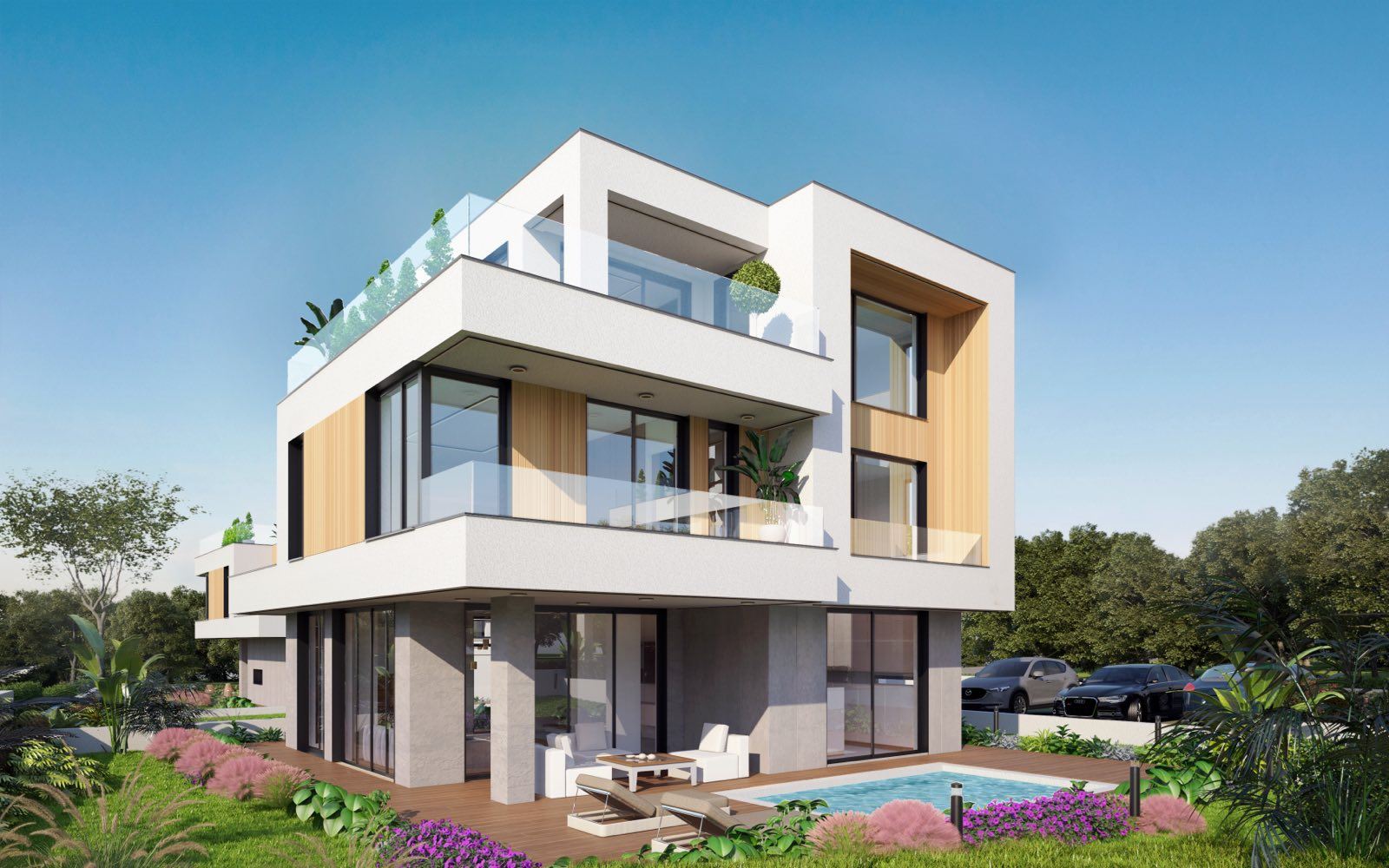 Detached Three-Storey House in a Boutique Complex of Luxury Homes with Sea Panorama in Budzhaka – Sozopol