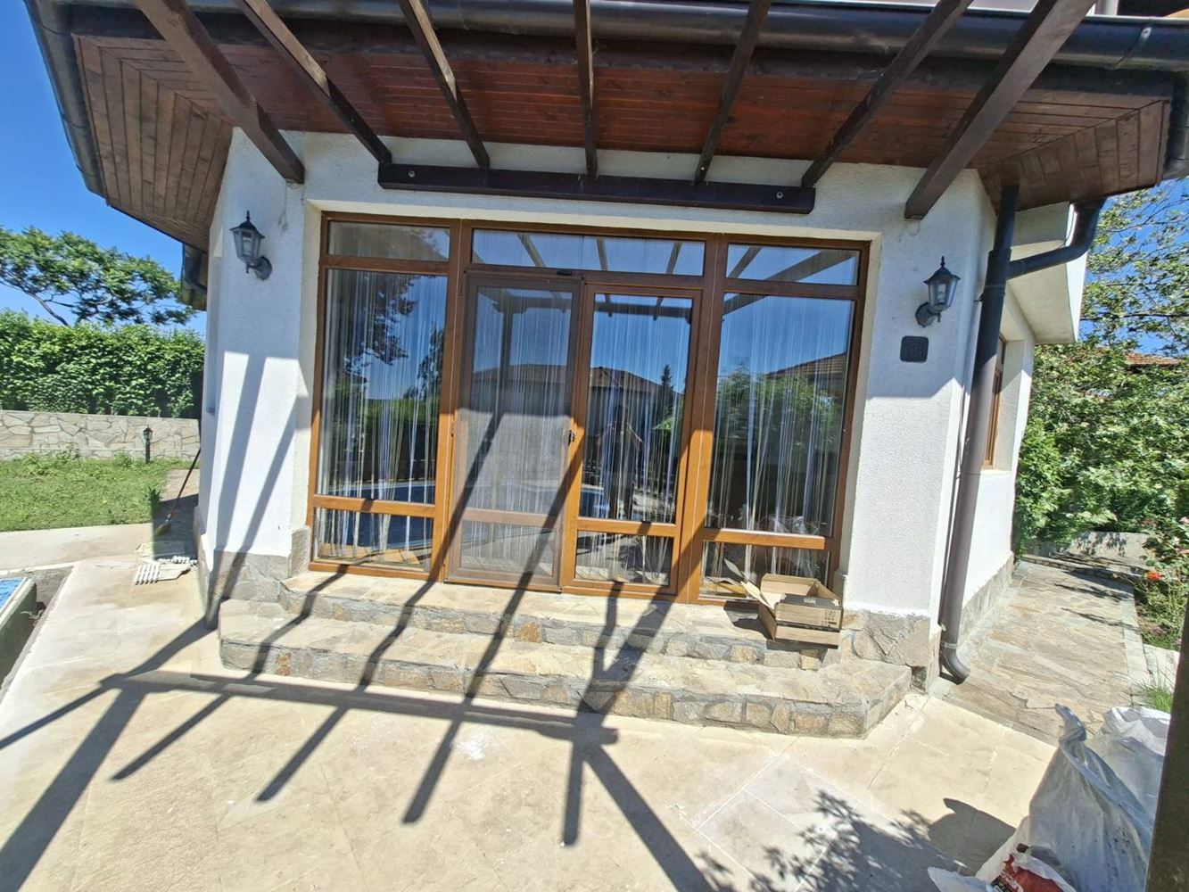 Two-Story House with Sea View, Private Yard and Parking Space in a Gated Complex